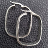 Argolla Mediana 02.389.0149.40 Plata Rodinada, Diseño de Torcido, Diamantado, Tono Plateado