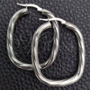 Argolla Mediana 02.389.0159.30 Plata Rodinada, Diseño de Torcido, Diamantado, Tono Plateado