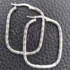 Argolla Mediana 02.389.0161.30 Plata Rodinada, Diseño de Torcido, Diamantado, Tono Plateado
