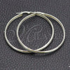 Argolla Grande 02.389.0183.50 Plata Rodinada, Pulido, Tono Plateado