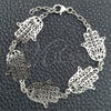 Pulsera Elegante 03.392.0002.07 Plata Rodinada, Diseño de Mano de Dios, Pulido, Tono Plateado (Grosor 17 MM, 7 Pulgadas de Largo)