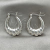 Argolla Pequeña 02.393.0003.20 Plata Rodinada, Pulido, Tono Plateado