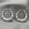 Argolla Mediana 02.393.0014.25 Plata Rodinada, Pulido, Tono Plateado