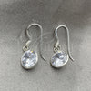 Arete Colgante 02.394.0011 Plata Rodinada, con Zirconia Cubica Blanca, Pulido, Tono Plateado