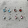Arete Colgante 02.394.0012 Plata Rodinada, con Zirconia Cubica Blanca, Pulido, Tono Plateado