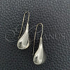 Arete Colgante 02.397.0005 Plata Rodinada, Diseño de Gota, Pulido, Tono Plateado