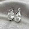 Argolla Pequeña 02.395.0010.20 Plata Rodinada, Pulido, Tono Plateado