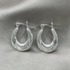 Argolla Mediana 02.395.0015.20 Plata Rodinada, Pulido, Tono Plateado