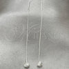 Arete Violador 02.397.0025 Plata Rodinada, Diseño de Nudo, Pulido, Tono Plateado