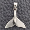 Dije Elegante 05.396.0010 Plata Rodinada, Diseño de Pescado, Pulido, Tono Plateado
