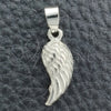 Dije Elegante 05.397.0002 Plata Rodinada, Diseño de Angel, Pulido, Tono Plateado