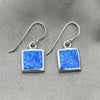 Arete Colgante 02.391.0008 Plata Rodinada, con Opal Bermuda Blue, Pulido, Tono Plateado