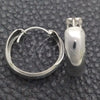 Argolla Pequeña 02.399.0019.20 Plata Rodinada, Pulido, Tono Plateado