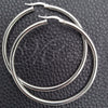 Argolla Mediana 02.389.0185.50 Plata Rodinada, Diseño de Hueco, Pulido, Tono Plateado