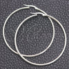 Argolla Mediana 02.389.0186.50 Plata Rodinada, Diseño de Hueco, Pulido, Tono Plateado