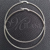 Argolla Grande 02.389.0186.70 Plata Rodinada, Diseño de Hueco, Pulido, Tono Plateado