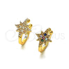 Earcuff 02.210.0680 Oro Laminado, con Blanca Micro Pave, Pulido, Tono Dorado