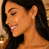 Arete Dormilona 02.58.0083 Oro Laminado, Diseño de Tortuga, Pulido, Tono Dorado
