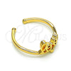Anillo Elegante 01.310.0029 Oro Laminado, Diseño de Amor, Pulido, Tono Dorado (One size fits all)