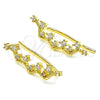 Earcuff 02.210.0725 Oro Laminado, con Blanca Zirconia Cubica, Pulido, Tono Dorado