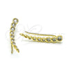 Earcuff 02.210.0736 Oro Laminado, con Blanca Zirconia Cubica, Pulido, Tono Dorado