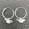 Argolla Pequeña 02.401.0041.15 Plata Rodinada, Diseño de Pajaro, con Zirconia Cubica Blanca, Pulido, Tono Plateado