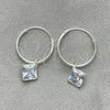 Argolla Pequeña 02.402.0036.15 Plata Rodinada, con Zirconia Cubica Blanca, Pulido, Tono Plateado