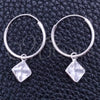 Argolla Pequeña 02.402.0036.15 Plata Rodinada, con Zirconia Cubica Blanca, Pulido, Tono Plateado