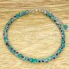 Pulsera Bolo Ajustable 03.402.0029.07 Plata Rodinada, Diseño de Bola y Ojo Griego, con Cristal Topacio Azul, Pulido, Tono Plateado (Grosor 02 MM, 7 Pulgadas de Largo)