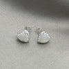 Arete Dormilona 02.399.0052 Plata Rodinada, con Perla Marfil, Pulido, Tono Plateado