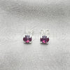 Arete Dormilona 02.397.0040.02 Plata Rodinada, con Zirconia Cubica Dark Ametista, Pulido, Tono Plateado