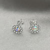 Arete Dormilona 02.397.0041.02 Plata Rodinada, con Zirconia Cubica Chrysolite Opal, Pulido, Tono Plateado