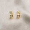 Argolla Pequeña 02.163.0199.20 Oro Laminado, Diamantado, Tono Dorado