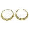 Argolla Mediana 02.170.0439.35 Oro Laminado, Diamantado, Tono Dorado