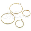 Argolla Mediana 02.93.0011.30 Oro Laminado, Diamantado, Tono Dorado