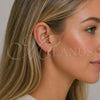 Argolla Huggie 02.379.0064.14 Oro Laminado, con Perla Marfil, Pulido, Tono Dorado
