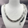Collar y Pulsera 06.116.0049.22 Acero Inoxidable, Pulido, Tono Plateado