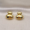 Arete Colgante 02.368.0082 Oro Laminado, Pulido, Tono Dorado