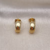 Arete Dormilona 02.195.0225 Oro Laminado, Pulido, Tono Dorado