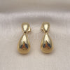 Arete Colgante 02.163.0249 Oro Laminado, Pulido, Tono Dorado