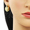 Arete Dormilona 02.341.0166 Oro Laminado, Pulido, Tono Dorado