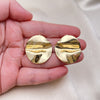 Arete Dormilona 02.156.0667 Oro Laminado, Pulido, Tono Dorado