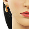 Arete Dormilona 02.156.0669 Oro Laminado, Pulido, Tono Dorado