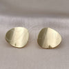 Arete Dormilona 02.385.0022 Oro Laminado, Pulido, Tono Dorado