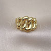 Anillo Elegante 01.341.0120 Oro Laminado, Pulido, Tono Dorado (One size fits all)