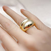 Anillo Elegante 01.213.0041 Oro Laminado, Pulido, Tono Dorado (One size fits all)