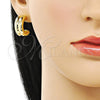 Arete Dormilona 02.213.0595 Oro Laminado, Pulido, Tono Dorado