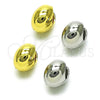 Argolla Huggie 02.341.0170.1.16 Oro Laminado, Diseño de Bola y Hueco, Pulido, Rodinado