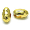 Argolla Huggie 02.156.0678.12 Oro Laminado, Pulido, Tono Dorado