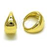 Argolla Huggie 02.213.0598.16 Oro Laminado, Pulido, Tono Dorado